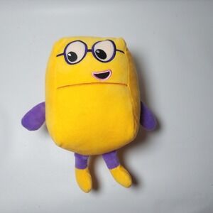 Numberblocks Two 8" Plush Yellow Hand2mind Educational Stuffed‎ Doll Cartoon